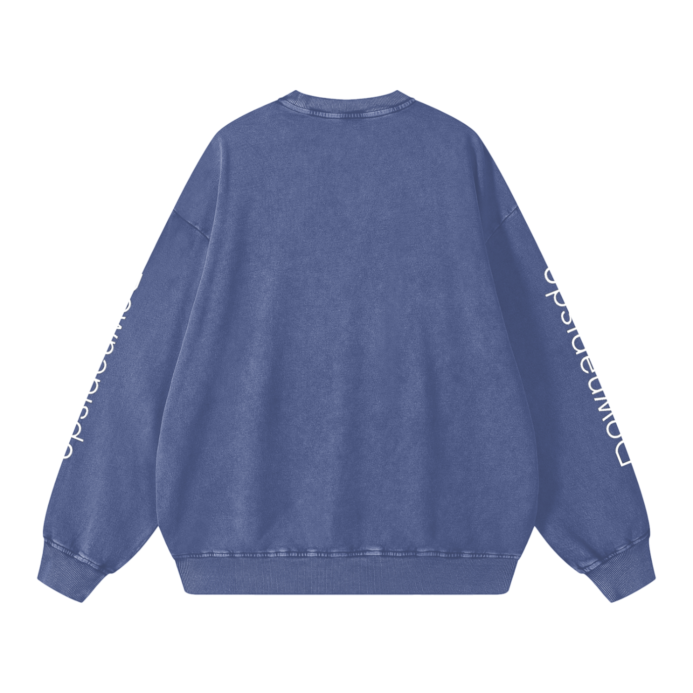 Upside down Snow Washed Oversized Sweatshirt