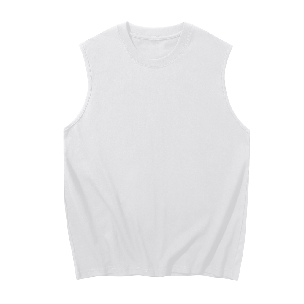 Upside down Men's Sleeveless Cotton Tank Top