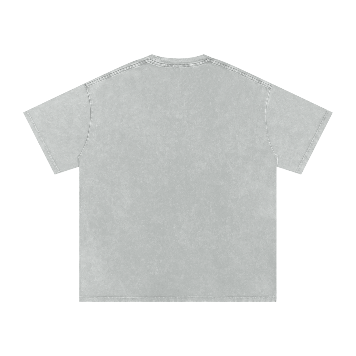Upside down Snow Washed Oversized Cotton T-Shirt