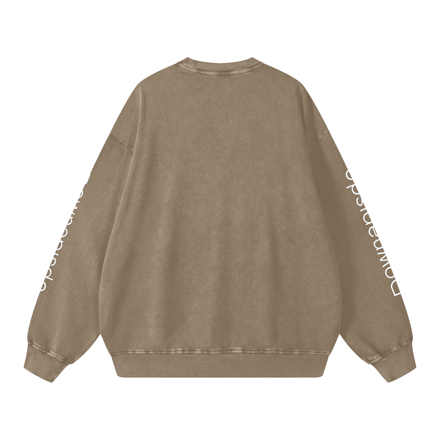 Upside down Snow Washed Oversized Sweatshirt