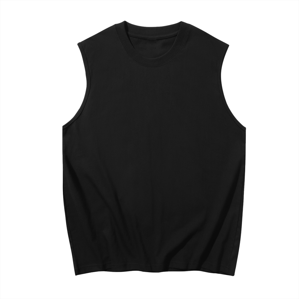 Upside down Men's Sleeveless Cotton Tank Top