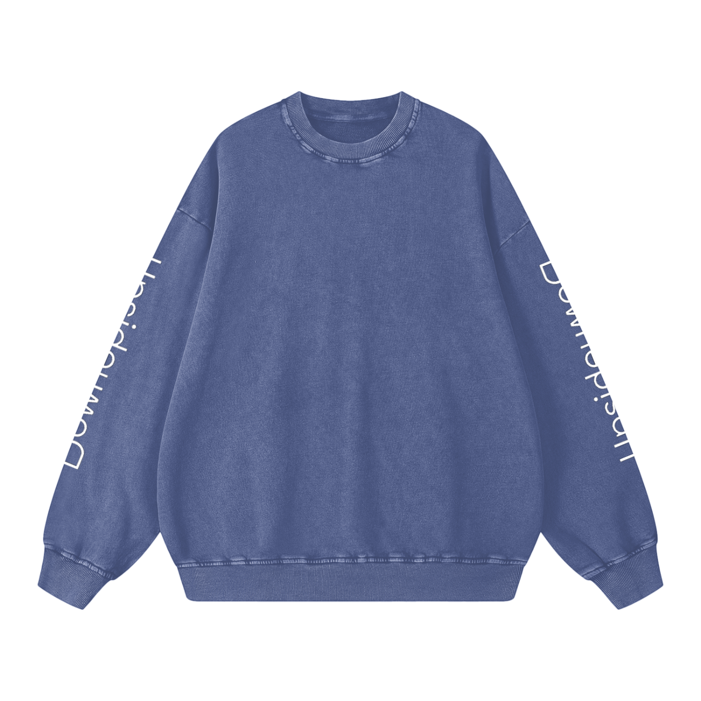 Upside down Snow Washed Oversized Sweatshirt