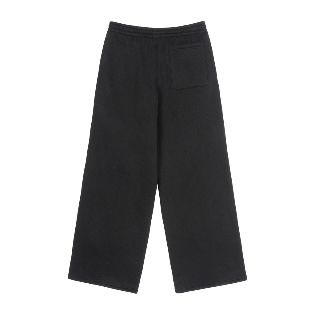 Upside down Fleece Drawstring Straight-Leg Sweatpants