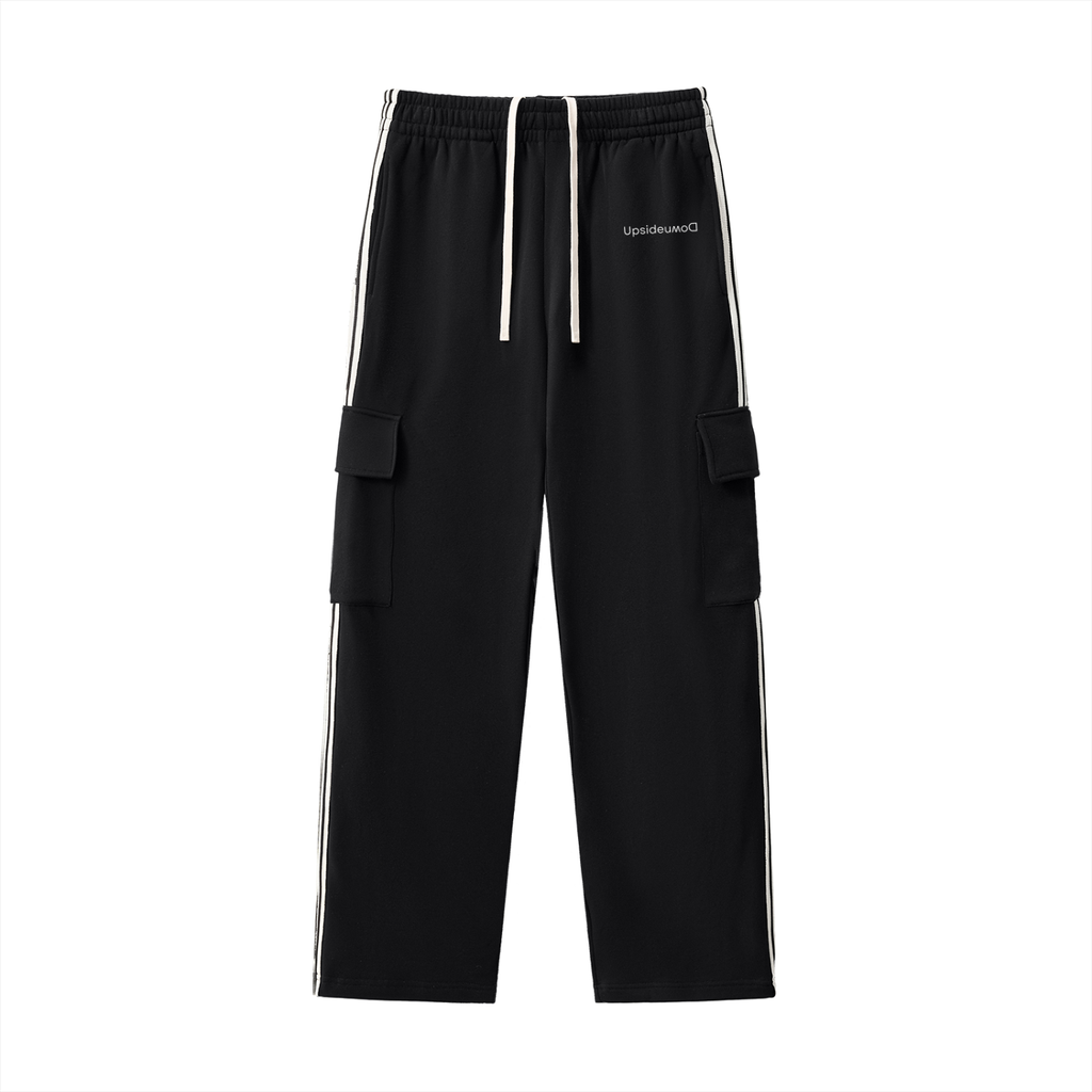 Upside down Side Stripe Straight-Leg Pants