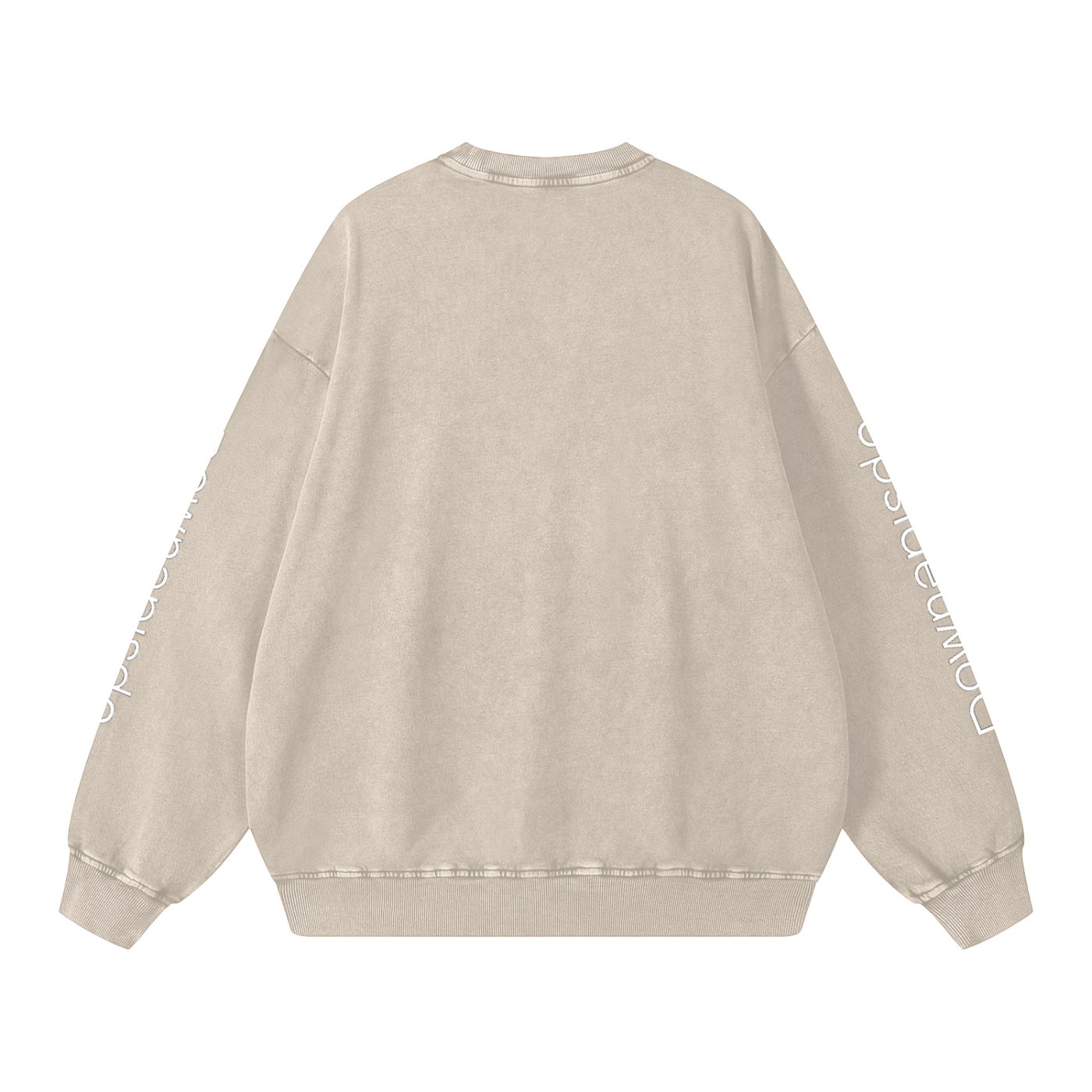 Upside down Snow Washed Oversized Sweatshirt